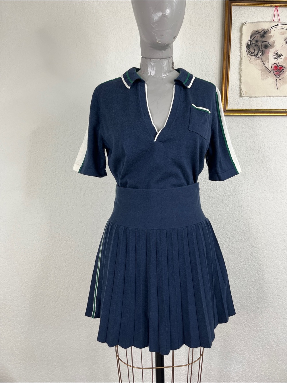 We Norwegians Team Pleated Skirt Set + Knit Polo Set SS 25 Collection